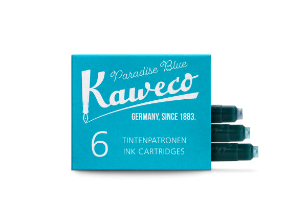 Kaweco Ink Cartridges 6-Pack Paradise Blue