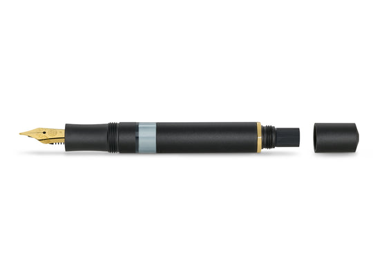 Kaweco Piston AL Sport Fountain Pen- Black / Gold
