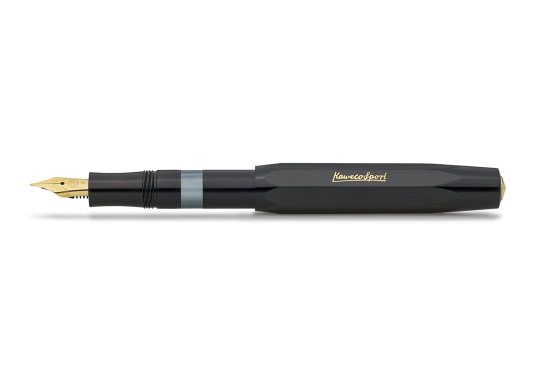 Kaweco Piston Sport Classic- Black/Gold