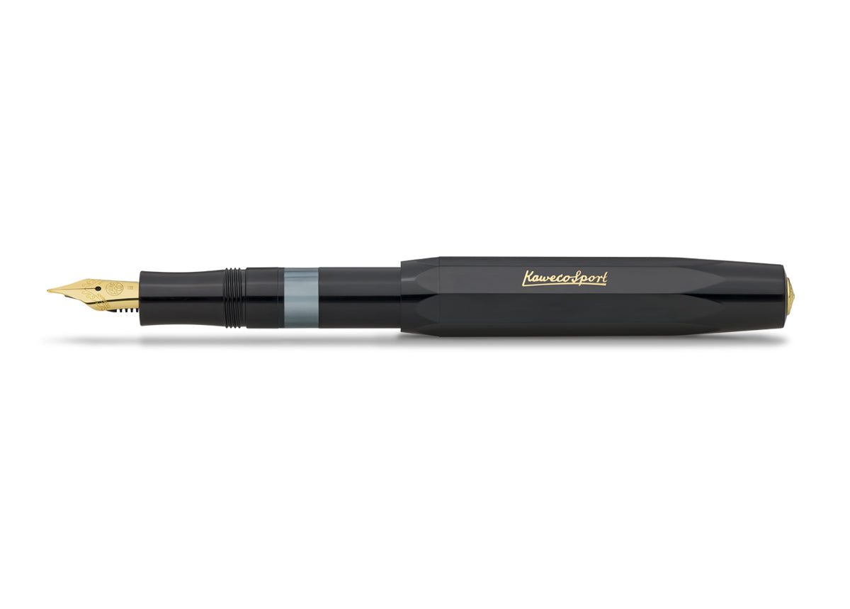Kaweco Piston Sport Classic- Black/Gold
