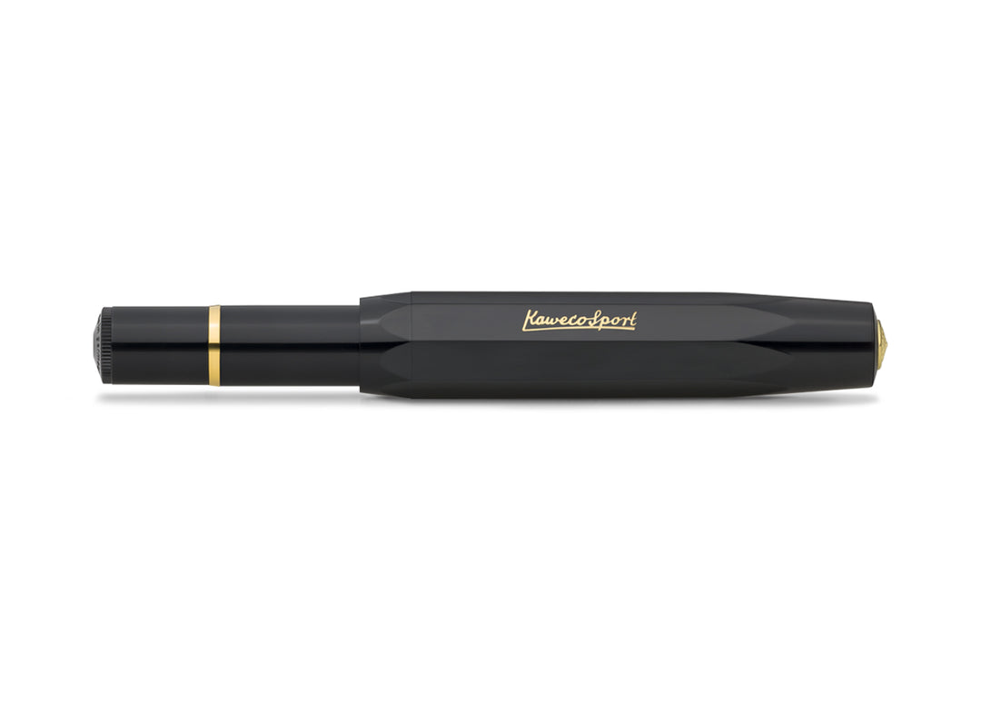 Kaweco Piston Sport Classic- Black/Gold