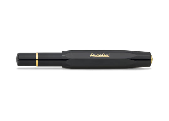 Kaweco Piston Sport Classic- Black/Gold