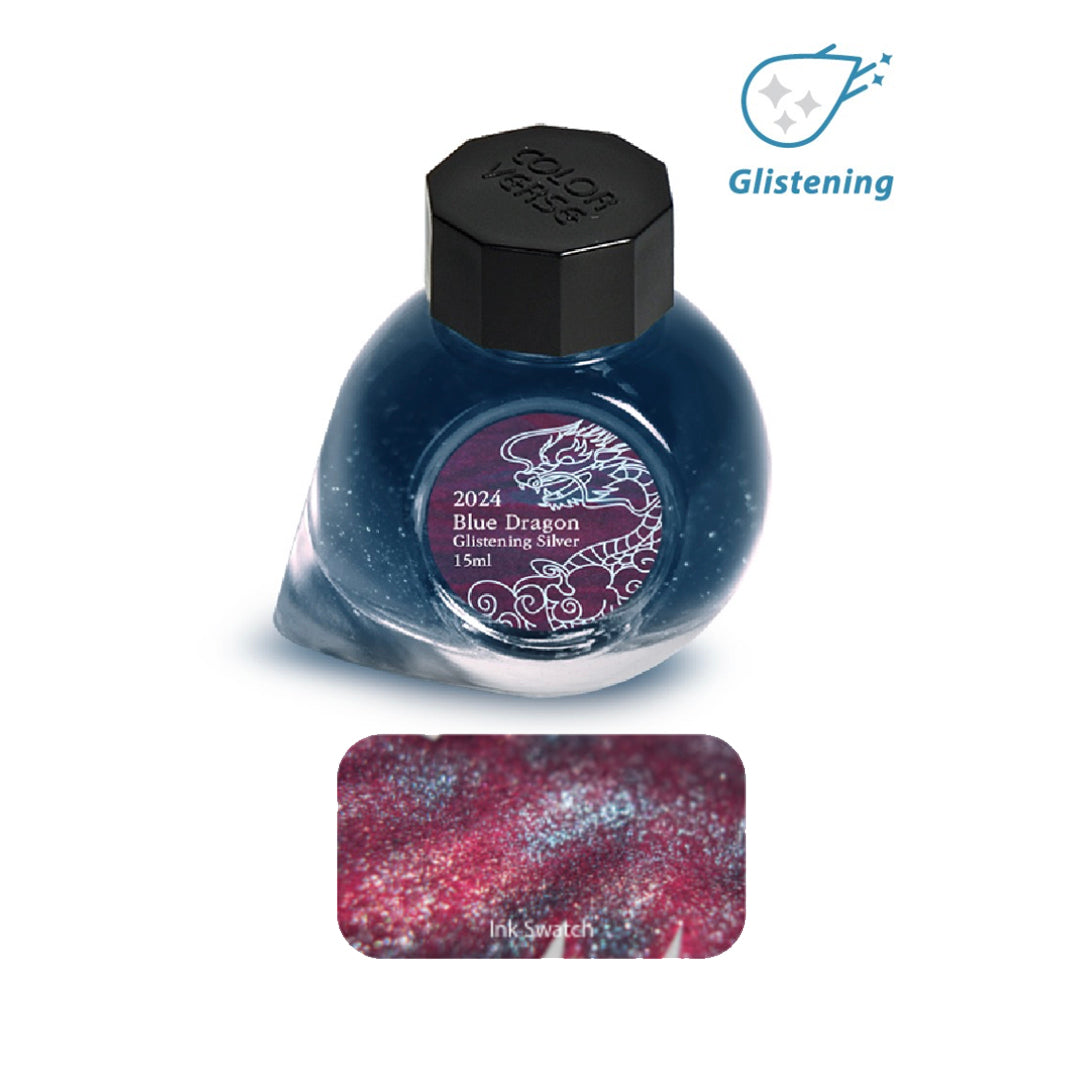 Colorverse 2024 Blue Dragon Special Ink 15ml- Glistening Blue