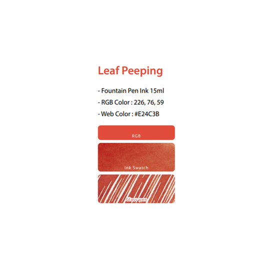 Colorverse Fountain Pen Ink USA Special Edition - Leaf Peeping