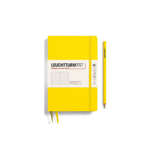 LEUCHTTURM1917 Paperback Notebook B6+ Hardcover - Lemon