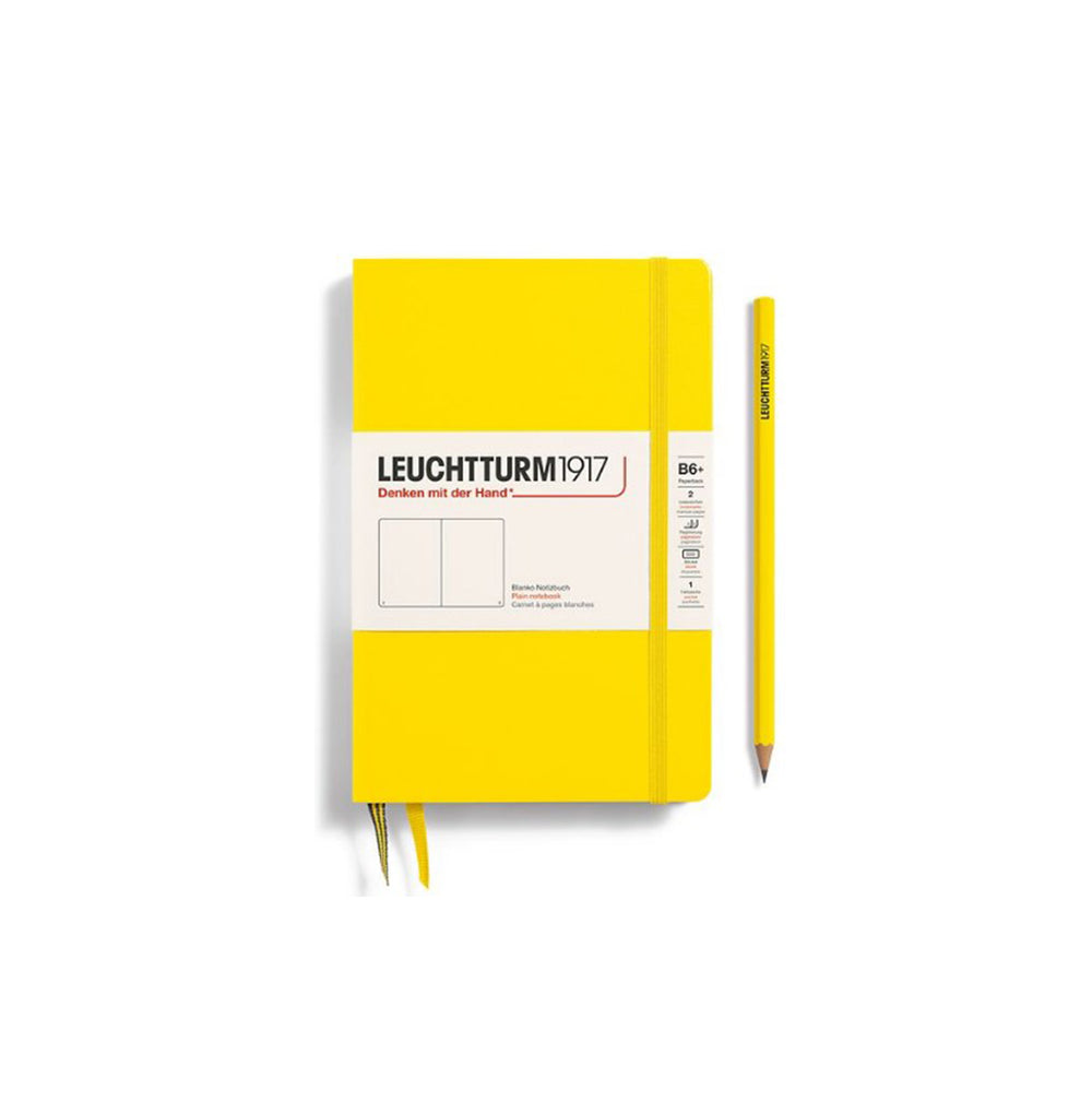 LEUCHTTURM1917 Paperback Notebook B6+ Hardcover - Lemon
