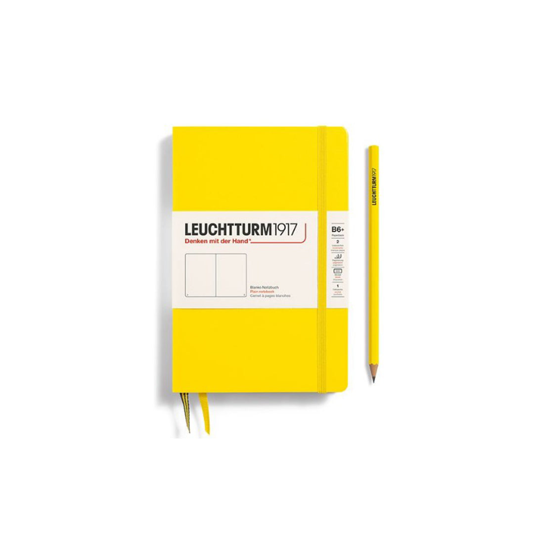 LEUCHTTURM1917 Paperback Notebook B6+ Hardcover - Lemon
