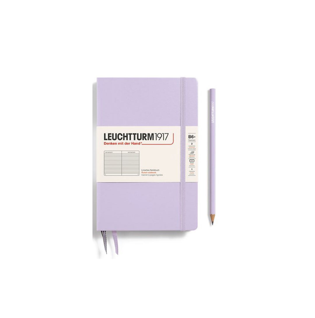 LEUCHTTURM1917 Paperback Notebook B6+ Hardcover - Lilac