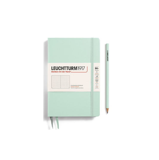 LEUCHTTURM1917 Paperback Notebook B6+ Hardcover - Mint Green