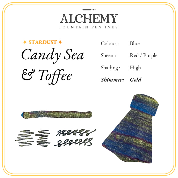 Alchemy Fountain Pen Ink - Candy Sea & Toffee