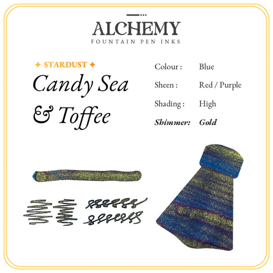 Alchemy Fountain Pen Ink - Candy Sea & Toffee