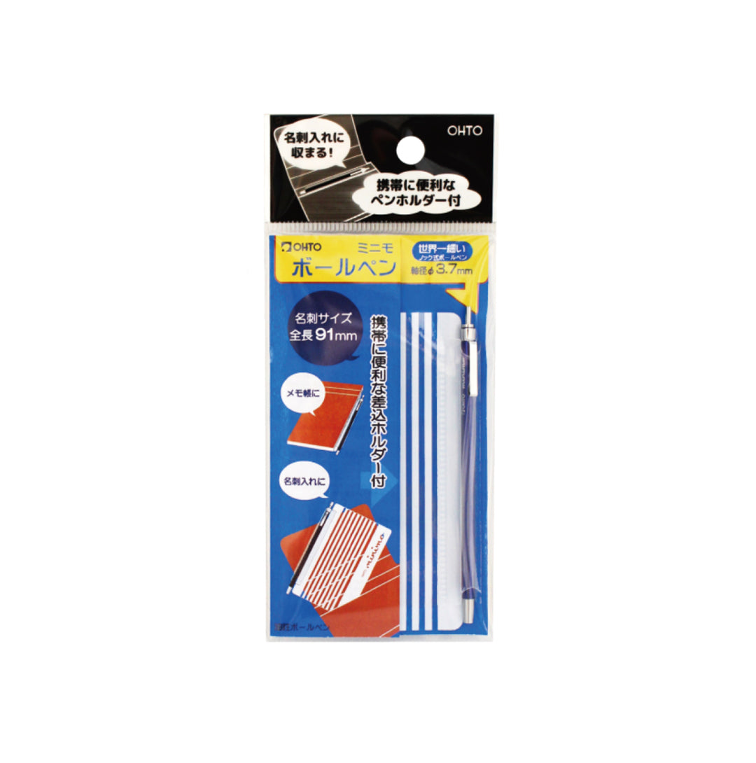 OHTO Japan  Minimo Ballpoint Pen- Blue