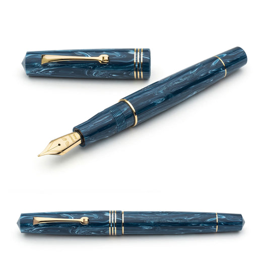 Leonardo Officina Italiana Momento Zero Fountain Pen - Blue Positano
