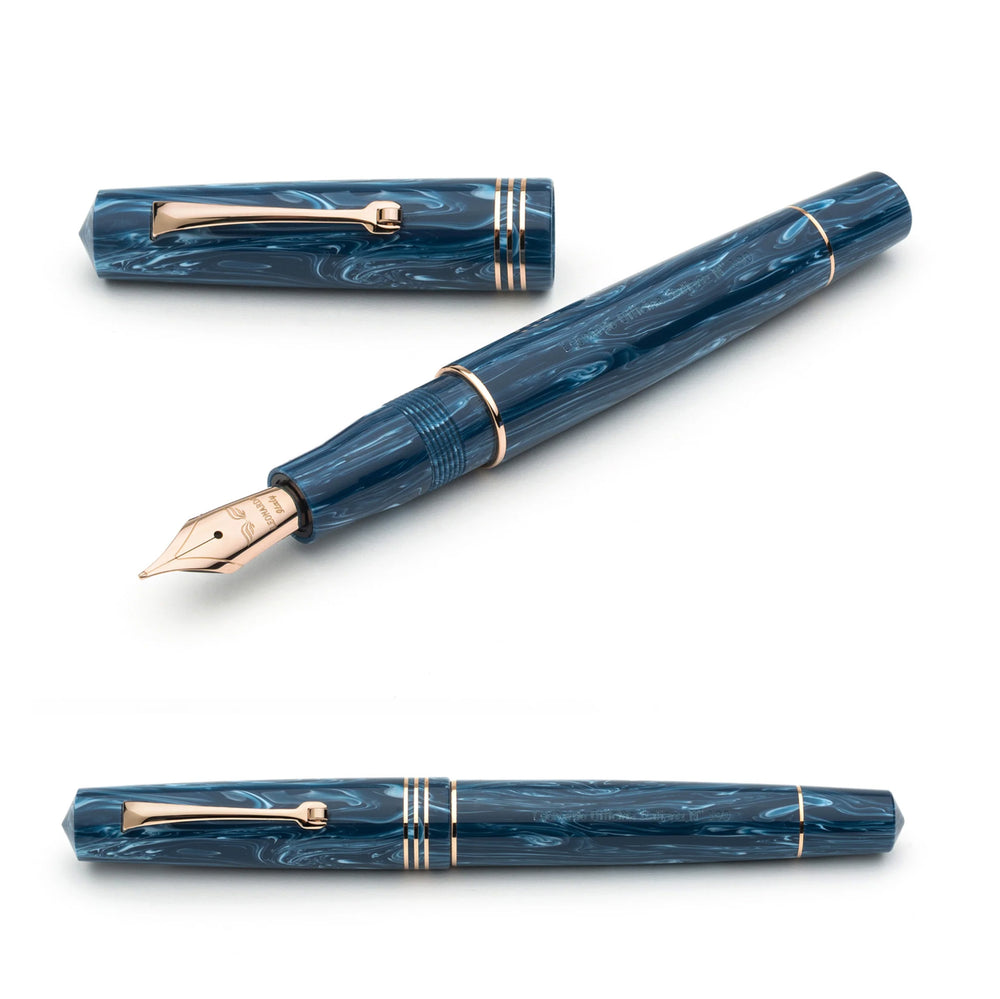 Leonardo Officina Italiana Momento Zero Fountain Pen - Blue Positano