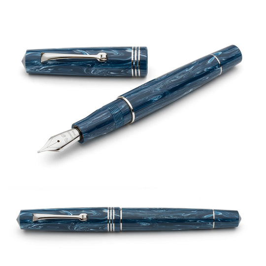 Leonardo Officina Italiana Momento Zero Fountain Pen - Blue Positano