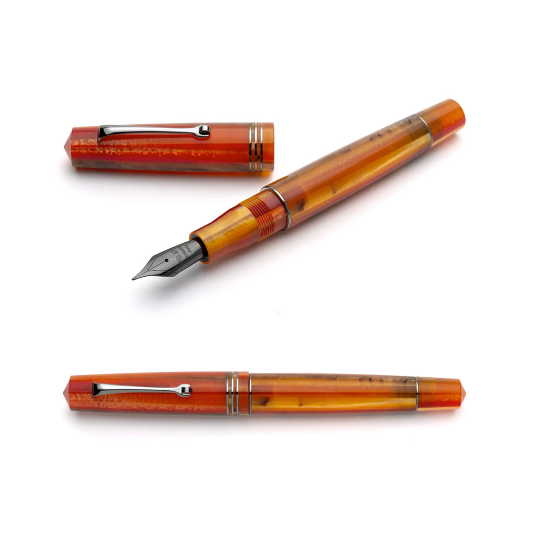 Leonardo Officina Italiana Momento Zero Fountain Pen - Mango Orange
