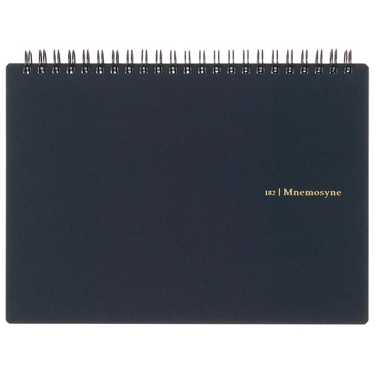 Maruman Mnemosyne N182A Spiral Notebook Landscape - A5 Grid