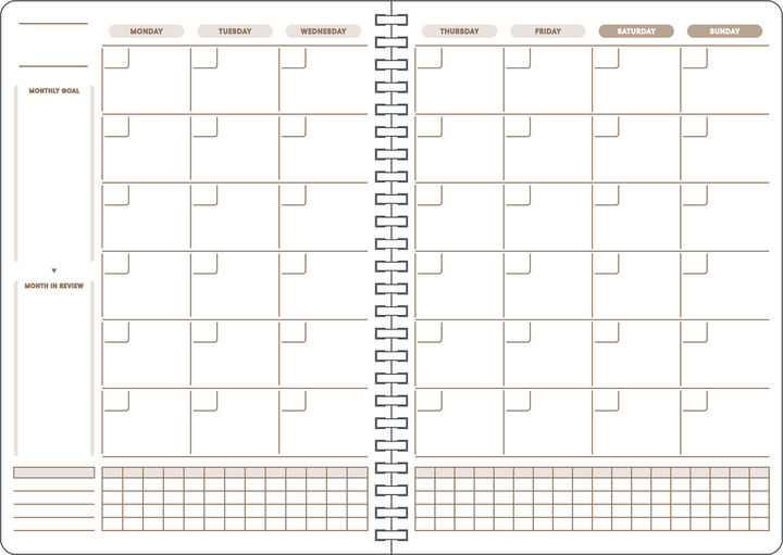 Kokuyo Campus Study Planner - Monthly &amp; Weekly