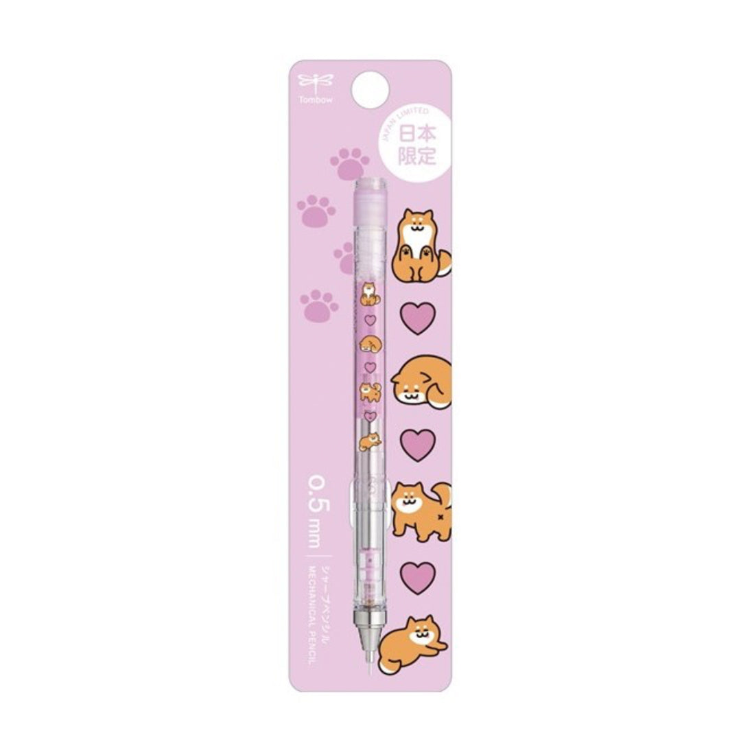 MONO Graph "Cute & Laid Back" Shiba Inu  Mechanical Pencil- Pink/Heart