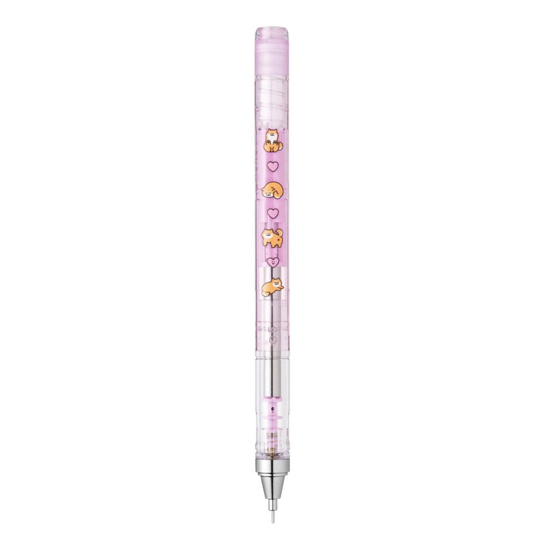 MONO Graph "Cute & Laid Back" Shiba Inu  Mechanical Pencil- Pink/Heart