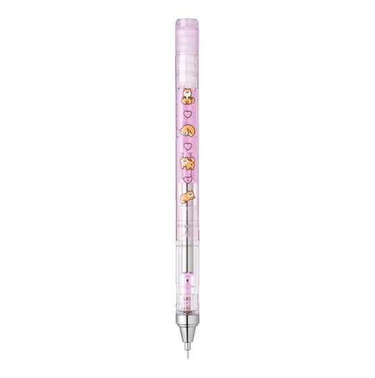 MONO Graph "Cute & Laid Back" Shiba Inu  Mechanical Pencil- Pink/Heart