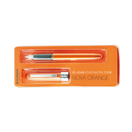 Platinum Japan Plaisir Fountain Pen - Orange