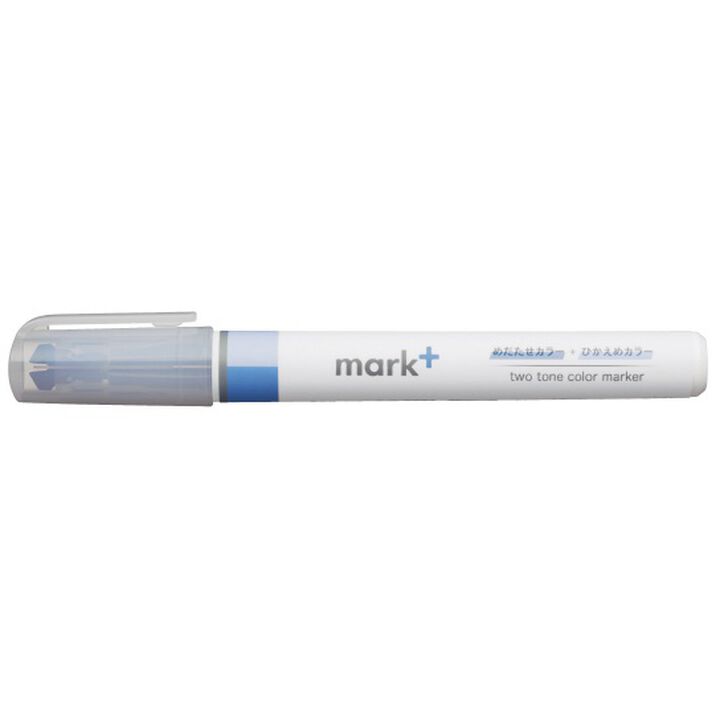 Kokuyo Mark+ Two Tone Highlighter- Blue
