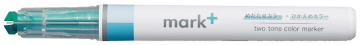 Kokuyo Mark+ Two Tone Highlighter- Green