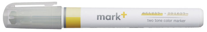 Kokuyo Mark+ Two Tone Highlighter- Yellow
