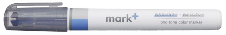 Kokuyo Mark+ Two Tone Marker - Blue+Gray