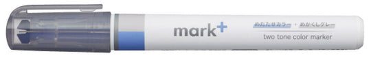 Kokuyo Mark+ Two Tone Marker - Blue+Gray
