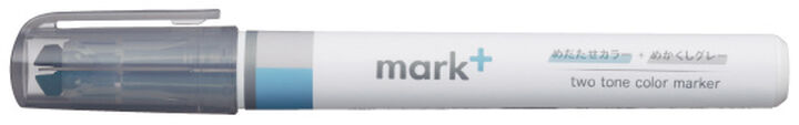 Kokuyo Mark+ Two Tone Marker - Green+Gray