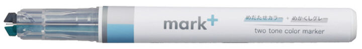 Kokuyo Mark+ Two Tone Marker - Green+Gray