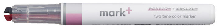 Kokuyo Mark+ Two Tone Marker - Pink+Gray