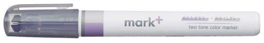Kokuyo Mark+ Two Tone Marker - Purple+Gray