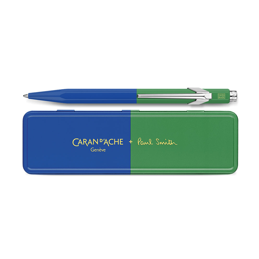 Caran d'Ache + 849 Paul Smith Collection Special Edition Cobalt Blue & Emerald Green