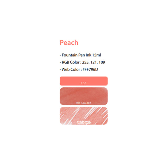 Colorverse Fountain Pen Ink USA Special Edition - Peach