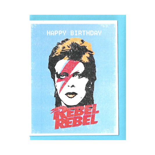 Maggie's Farm Greeting Card-Happy Birthday Rebel Rebel