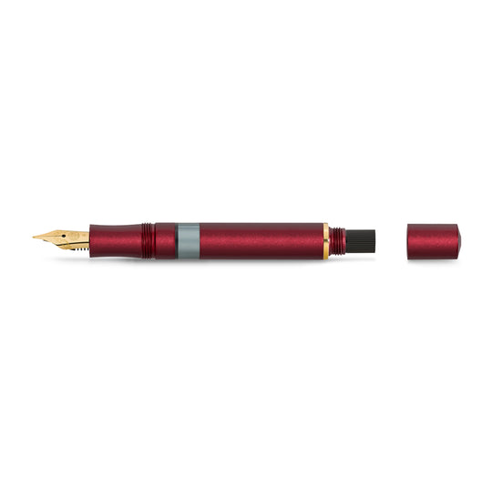 Kaweco │  Fountain Pen PISTON SPORT AL Solo Bordeaux/Gold
