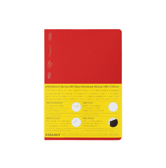 Stalogy 018 Editor’s Series 365 Days Notebook Grid A5