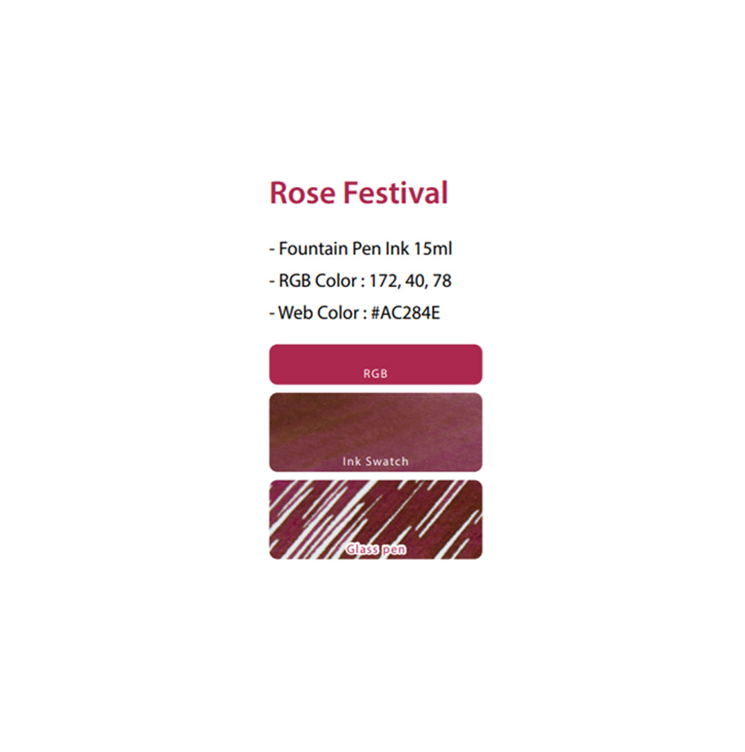Colorverse Fountain Pen Ink USA Special Edition - Rose Festival