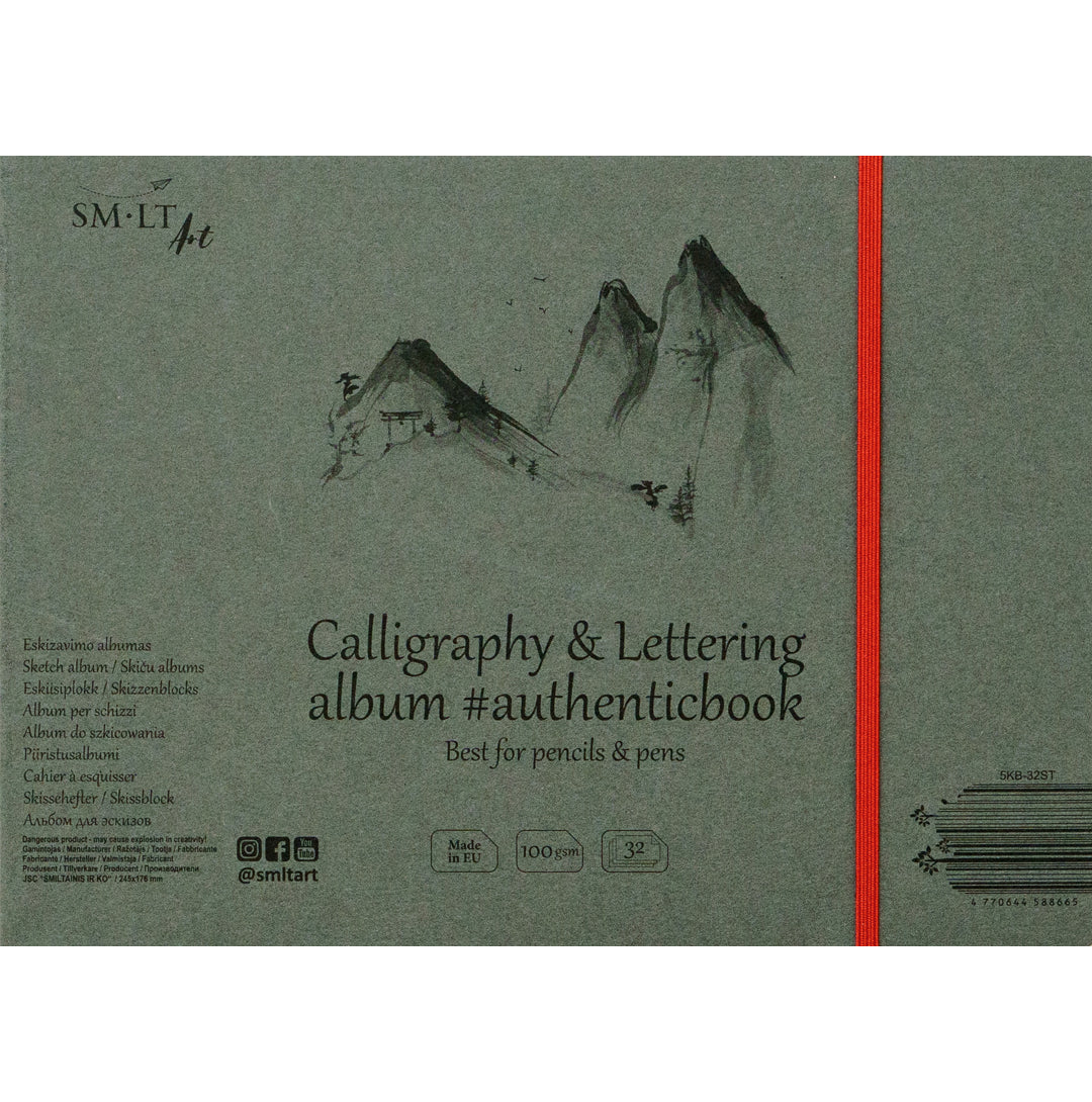 SMLT Stitched Calligraphy & Lettering album #authenticbook