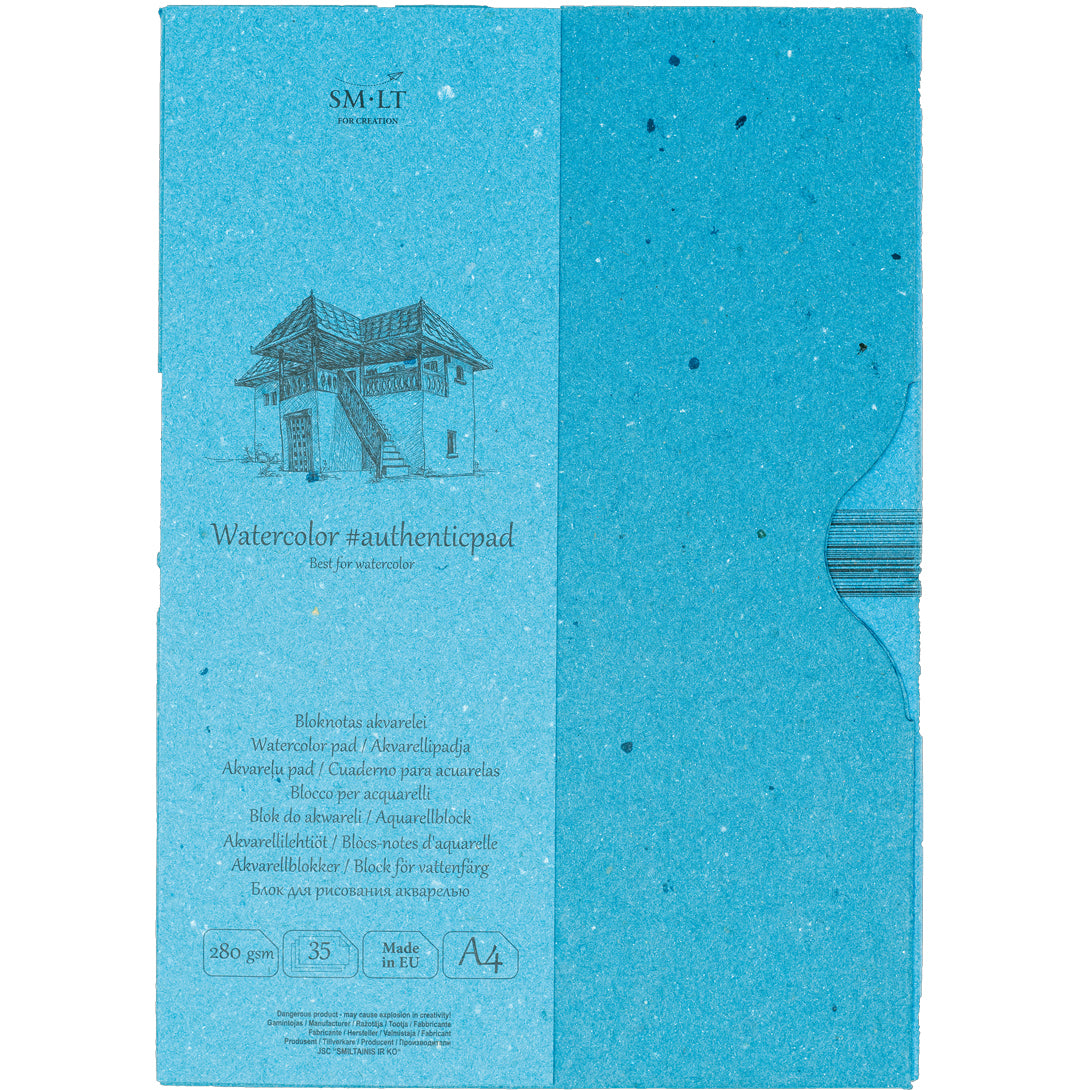 SMLT Watercolor pad Authentic in folder A4