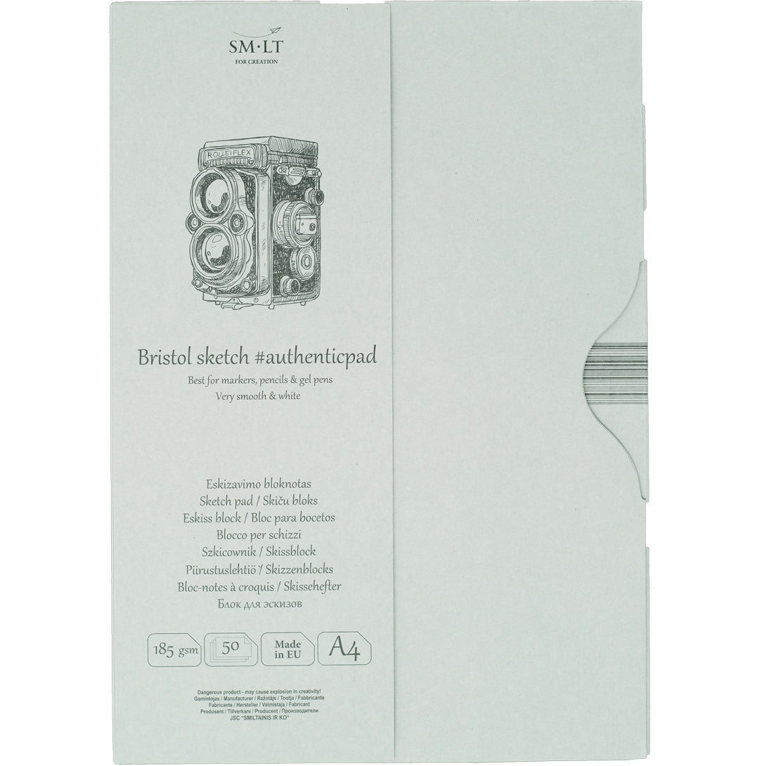 SMLT Sketch pad Authentic Bristol in folder A4