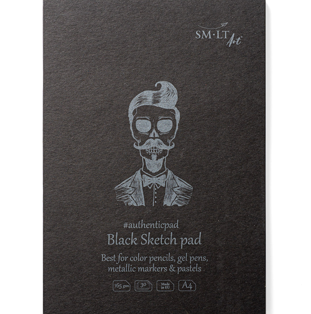 SMLT Sketch pad Authentic Black A4