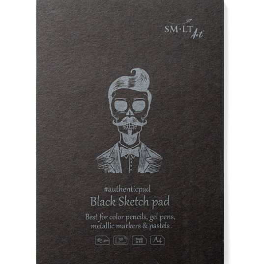 SMLT Sketch pad Authentic Black A4