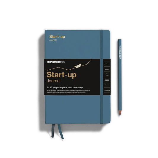 Leuchtturm1917 A5 Start-up Journal - Stone Blue