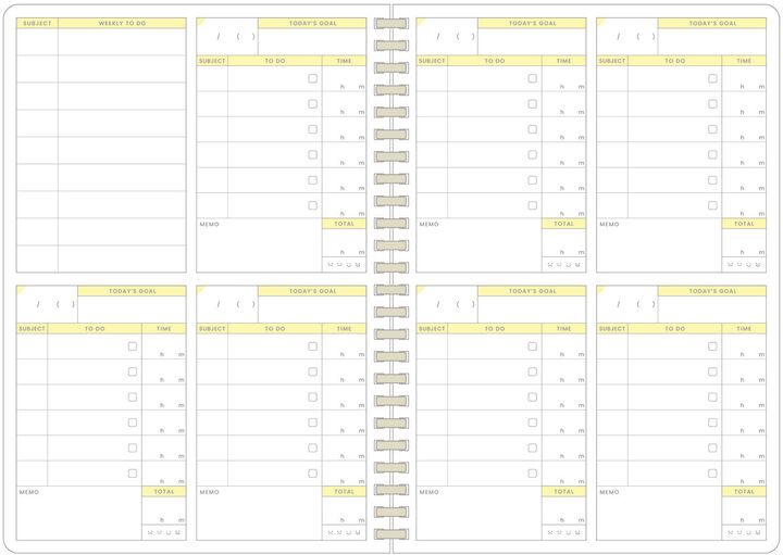 Kokuyo Campus Study Planner - Time Management