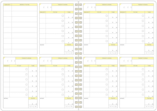 Kokuyo Campus Study Planner - Time Management