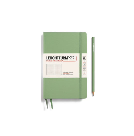 LEUCHTTURM1917 Paperback Notebook B6+ Hardcover - Sage